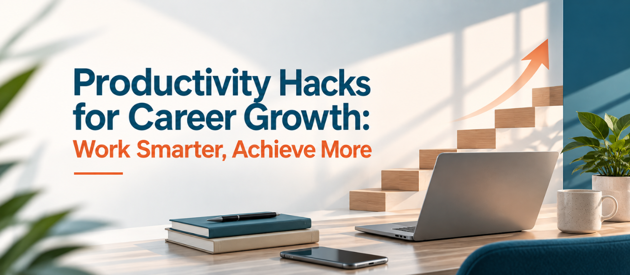 Productivity Hacks for Career Growth: Work Smarter, Achieve More | Jobscater
